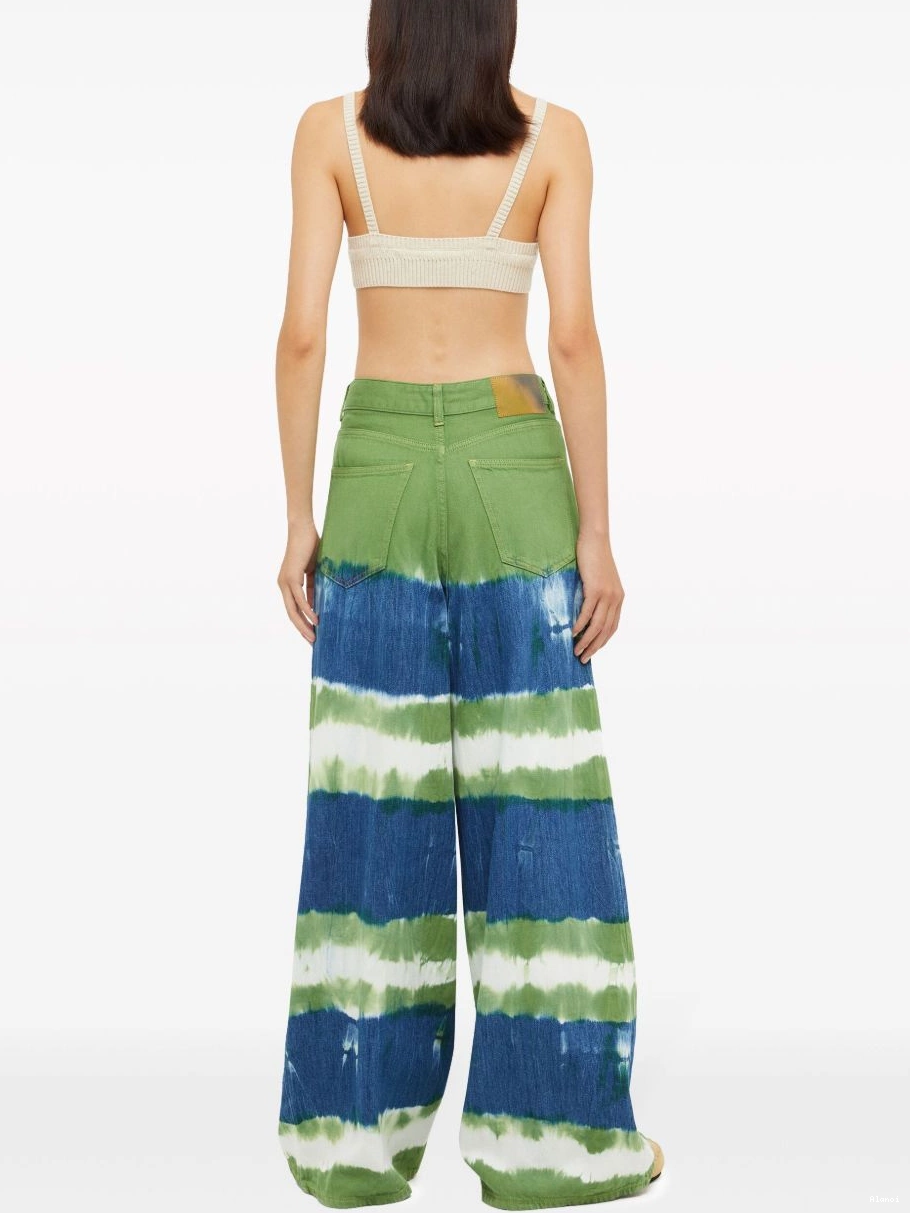 Cheap Alanui jeans Women Magic Journey tie-dye 0801